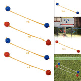 Maxbell Ladder Balls Backyard Games Outdoor Replacement Sports Lawn Ladder Toss Game 6pcs Blue