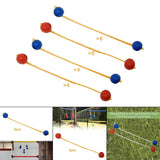Maxbell Ladder Balls Backyard Games Outdoor Replacement Sports Lawn Ladder Toss Game 6pcs Blue