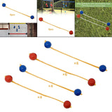 Maxbell Ladder Balls Backyard Games Outdoor Replacement Sports Lawn Ladder Toss Game 6pcs Blue