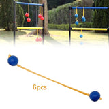 Maxbell Ladder Balls Backyard Games Outdoor Replacement Sports Lawn Ladder Toss Game 6pcs Blue