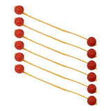 Maxbell Ladder Balls Backyard Games Outdoor Replacement Sports Lawn Ladder Toss Game 6pcs Red