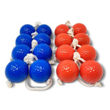 Maxbell Ladder Balls Backyard Games Outdoor Replacement Sports Lawn Ladder Toss Game 4pcs Blue