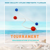 Maxbell Ladder Balls Backyard Games Outdoor Replacement Sports Lawn Ladder Toss Game 4pcs Blue