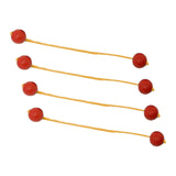 Maxbell Ladder Balls Backyard Games Outdoor Replacement Sports Lawn Ladder Toss Game 4pcs Red