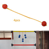 Maxbell Ladder Balls Backyard Games Outdoor Replacement Sports Lawn Ladder Toss Game 4pcs Red