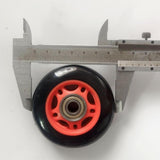 Maxbell Rowing Machine Seat Wheel Easy Installation Sturdy 3 inch in Dia Replacement Red