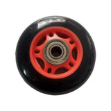 Maxbell Rowing Machine Seat Wheel Easy Installation Sturdy 3 inch in Dia Replacement Red