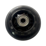 Maxbell Rowing Machine Seat Wheel Easy Installation Sturdy 3 inch in Dia Replacement Black