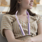 Maxbell Cervical Spine Neck Massager Roller Ergonomic Comfortable for Neck Waist Arm Purple