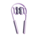 Maxbell Cervical Spine Neck Massager Roller Ergonomic Comfortable for Neck Waist Arm Purple