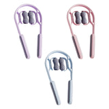 Maxbell Cervical Spine Neck Massager Roller Ergonomic Comfortable for Neck Waist Arm Purple