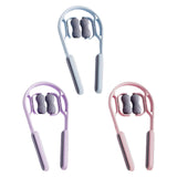 Maxbell Cervical Spine Neck Massager Roller Ergonomic Comfortable for Neck Waist Arm Purple