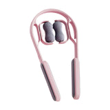 Maxbell Cervical Spine Neck Massager Roller Ergonomic Comfortable for Neck Waist Arm Pink