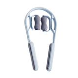 Maxbell Cervical Spine Neck Massager Roller Ergonomic Comfortable for Neck Waist Arm Blue