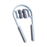 Maxbell Cervical Spine Neck Massager Roller Ergonomic Comfortable for Neck Waist Arm Blue