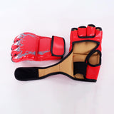 Maxbell Kick Boxing Gloves Gear Boxing Practice Training Gloves for Sports Taekwondo Red