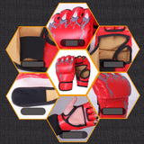Maxbell Kick Boxing Gloves Gear Boxing Practice Training Gloves for Sports Taekwondo Red