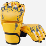 Maxbell Kick Boxing Gloves Gear Boxing Practice Training Gloves for Sports Taekwondo Yellow