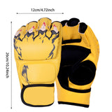 Maxbell Kick Boxing Gloves Gear Boxing Practice Training Gloves for Sports Taekwondo Yellow