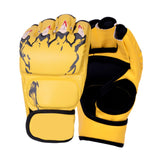 Maxbell Kick Boxing Gloves Gear Boxing Practice Training Gloves for Sports Taekwondo Yellow
