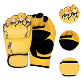 Maxbell Kick Boxing Gloves Gear Boxing Practice Training Gloves for Sports Taekwondo Yellow