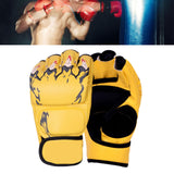 Maxbell Kick Boxing Gloves Gear Boxing Practice Training Gloves for Sports Taekwondo Yellow