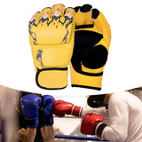 Maxbell Kick Boxing Gloves Gear Boxing Practice Training Gloves for Sports Taekwondo Yellow