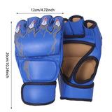 Maxbell Kick Boxing Gloves Gear Boxing Practice Training Gloves for Sports Taekwondo Blue