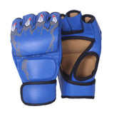 Maxbell Kick Boxing Gloves Gear Boxing Practice Training Gloves for Sports Taekwondo Blue