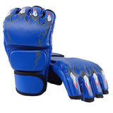 Maxbell Kick Boxing Gloves Gear Boxing Practice Training Gloves for Sports Taekwondo Blue