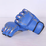 Maxbell Kick Boxing Gloves Gear Boxing Practice Training Gloves for Sports Taekwondo Blue
