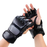 Maxbell Kick Boxing Gloves Gear Boxing Practice Training Gloves for Sports Taekwondo Black