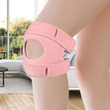 Maxbell Patellar Tendon Knee Strap Portable Adjustable for Sports Volleyball Workout Pink