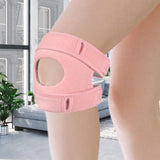Maxbell Patellar Tendon Knee Strap Portable Adjustable for Sports Volleyball Workout Pink