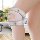 Maxbell Patellar Tendon Knee Strap Portable Adjustable for Sports Volleyball Workout Gray