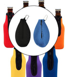Maxbell Water Bottle Sleeve 1 L Neoprene Case Portable Sparkling Water Bottle Holder Black