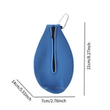 Maxbell Water Bottle Sleeve 1 L Neoprene Case Portable Sparkling Water Bottle Holder Blue