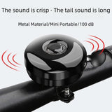 Maxbell Bike Bell Gear Classic for Outdoor Diameter 2-2.5cm Handlebar Mountain Bikes Black