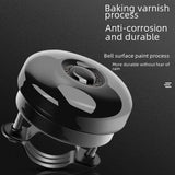 Maxbell Bike Bell Gear Classic for Outdoor Diameter 2-2.5cm Handlebar Mountain Bikes Black