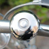 Maxbell Bike Bell Gear Classic for Outdoor Diameter 2-2.5cm Handlebar Mountain Bikes Silver