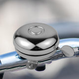 Maxbell Bike Bell Gear Classic for Outdoor Diameter 2-2.5cm Handlebar Mountain Bikes Silver