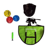 Maxbell Children Trampoline Basketball Hoop Set Simple Assembly Soft Basketball Goal
