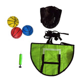 Maxbell Children Trampoline Basketball Hoop Set Simple Assembly Soft Basketball Goal