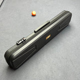 Maxbell Pool Cue Case for 1/2 Billiard Cue Stick Organizer for Club Training Outdoor black
