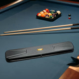 Maxbell Pool Cue Case for 1/2 Billiard Cue Stick Organizer for Club Training Outdoor black