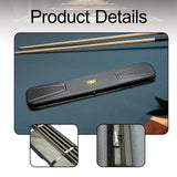 Maxbell Pool Cue Case for 1/2 Billiard Cue Stick Organizer for Club Training Outdoor black
