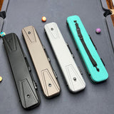 Maxbell Pool Cue Case for 1/2 Billiard Cue Stick Organizer for Club Training Outdoor black