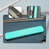 Maxbell Pool Cue Case for 1/2 Billiard Cue Stick Organizer for Club Training Outdoor blue