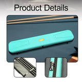 Maxbell Pool Cue Case for 1/2 Billiard Cue Stick Organizer for Club Training Outdoor blue
