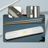 Maxbell Pool Cue Case for 1/2 Billiard Cue Stick Organizer for Club Training Outdoor argent and gray